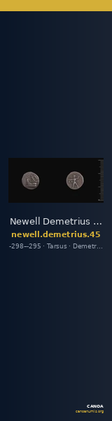 Newell Demetrius Poliorcetes, no. 45 — CANOA