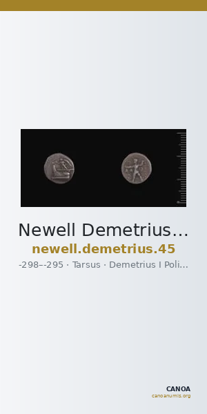 Newell Demetrius Poliorcetes, no. 45 — CANOA