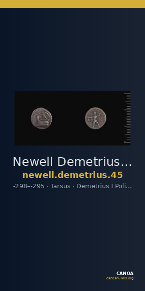 Newell Demetrius Poliorcetes, no. 45 — CANOA