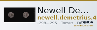 Newell Demetrius Poliorcetes, no. 45 — CANOA