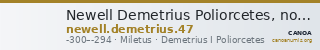 Newell Demetrius Poliorcetes, no. 47 — CANOA