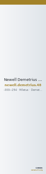 Newell Demetrius Poliorcetes, no. 48 — CANOA