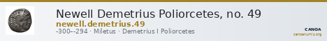 Newell Demetrius Poliorcetes, no. 49 — CANOA