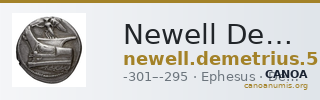 Newell Demetrius Poliorcetes, no. 51 — CANOA