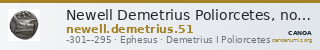 Newell Demetrius Poliorcetes, no. 51 — CANOA