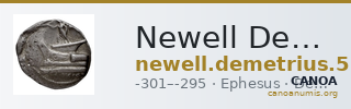 Newell Demetrius Poliorcetes, no. 52 — CANOA