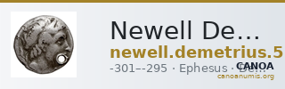 Newell Demetrius Poliorcetes, no. 56 — CANOA