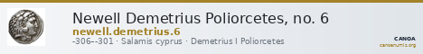 Newell Demetrius Poliorcetes, no. 6 — CANOA