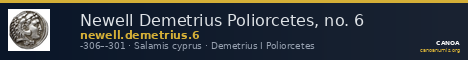 Newell Demetrius Poliorcetes, no. 6 — CANOA