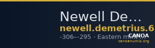 Newell Demetrius Poliorcetes, no. 62 — CANOA