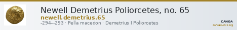 Newell Demetrius Poliorcetes, no. 65 — CANOA