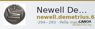Newell Demetrius Poliorcetes, no. 67 — CANOA