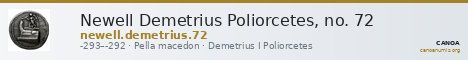 Newell Demetrius Poliorcetes, no. 72 — CANOA