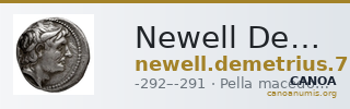 Newell Demetrius Poliorcetes, no. 75 — CANOA