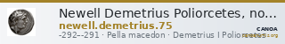 Newell Demetrius Poliorcetes, no. 75 — CANOA