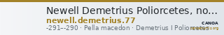 Newell Demetrius Poliorcetes, no. 77 — CANOA
