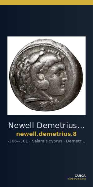 Newell Demetrius Poliorcetes, no. 8 — CANOA