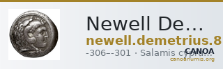 Newell Demetrius Poliorcetes, no. 8 — CANOA