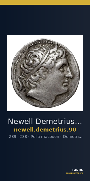 Newell Demetrius Poliorcetes, no. 90 — CANOA