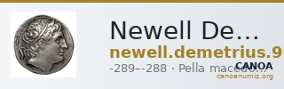Newell Demetrius Poliorcetes, no. 90 — CANOA
