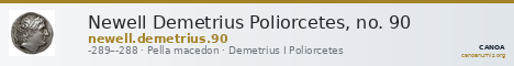 Newell Demetrius Poliorcetes, no. 90 — CANOA
