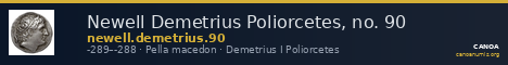 Newell Demetrius Poliorcetes, no. 90 — CANOA