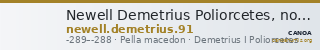 Newell Demetrius Poliorcetes, no. 91 — CANOA