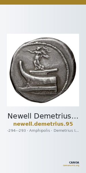 Newell Demetrius Poliorcetes, no. 95 — CANOA