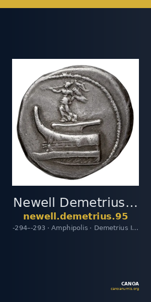 Newell Demetrius Poliorcetes, no. 95 — CANOA