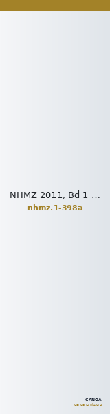 NHMZ 2011, Bd 1 1-398a — CANOA