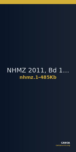 NHMZ 2011, Bd 1 1-485Kb — CANOA
