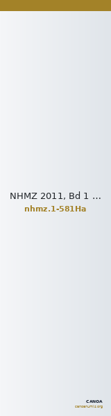 NHMZ 2011, Bd 1 1-581Ha — CANOA