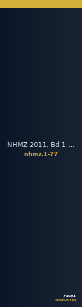 NHMZ 2011, Bd 1 1-77 — CANOA