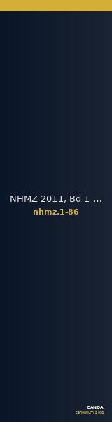 NHMZ 2011, Bd 1 1-86 — CANOA