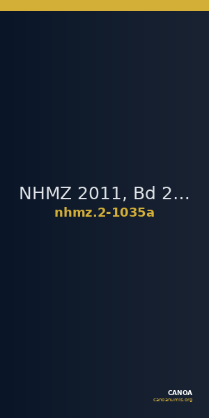 NHMZ 2011, Bd 2 2-1035a — CANOA