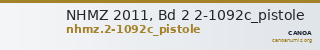 NHMZ 2011, Bd 2 2-1092c_pistole — CANOA