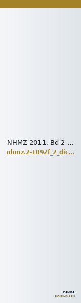 NHMZ 2011, Bd 2 2-1092f_2_dicken — CANOA