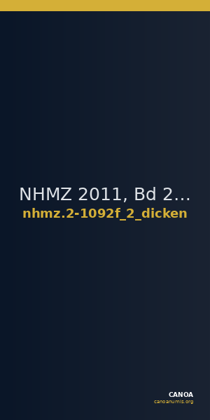 NHMZ 2011, Bd 2 2-1092f_2_dicken — CANOA