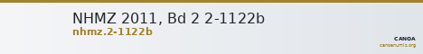 NHMZ 2011, Bd 2 2-1122b — CANOA