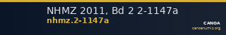NHMZ 2011, Bd 2 2-1147a — CANOA
