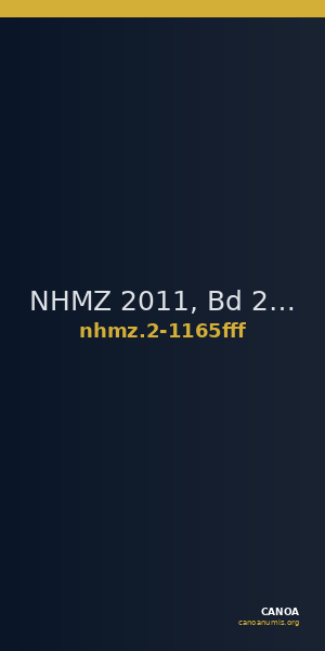 NHMZ 2011, Bd 2 2-1165fff — CANOA