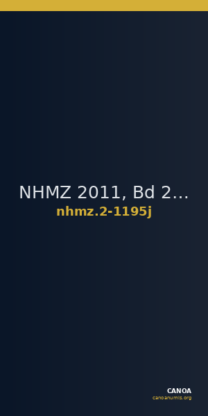 NHMZ 2011, Bd 2 2-1195j — CANOA