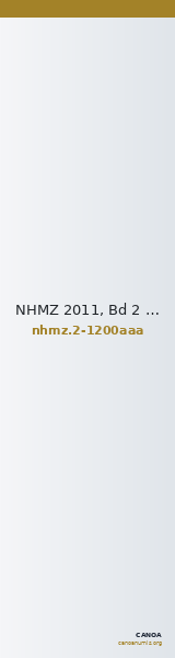 NHMZ 2011, Bd 2 2-1200aaa — CANOA