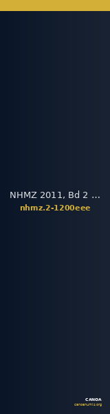 NHMZ 2011, Bd 2 2-1200eee — CANOA