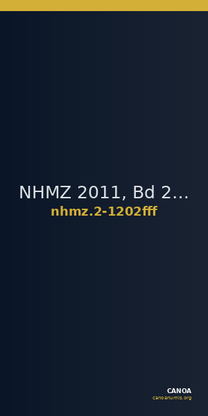 NHMZ 2011, Bd 2 2-1202fff — CANOA