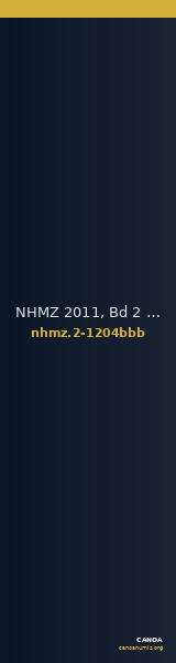 NHMZ 2011, Bd 2 2-1204bbb — CANOA