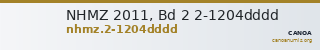 NHMZ 2011, Bd 2 2-1204dddd — CANOA