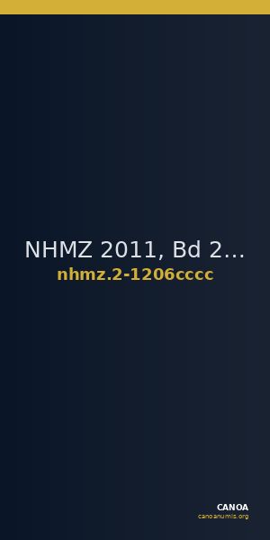 NHMZ 2011, Bd 2 2-1206cccc — CANOA