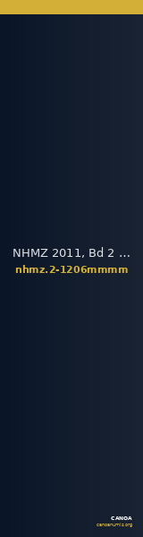 NHMZ 2011, Bd 2 2-1206mmmm — CANOA