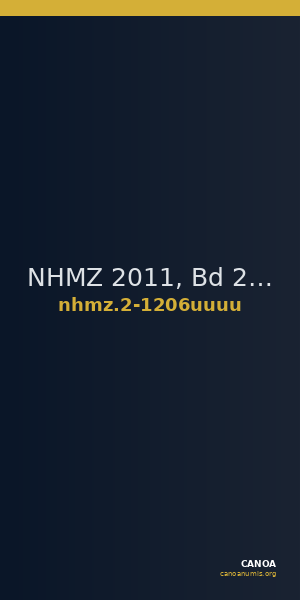 NHMZ 2011, Bd 2 2-1206uuuu — CANOA